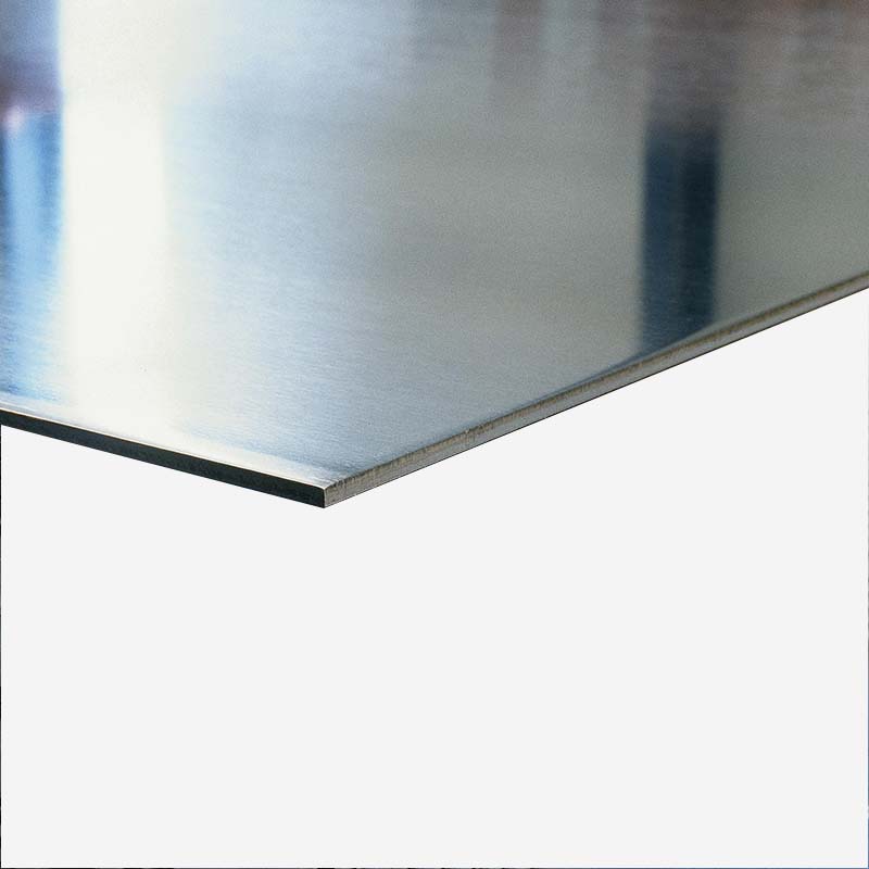 Panneau de composite en aluminium de la gamme DIBOND® avec une surface anodisée sur les deux faces